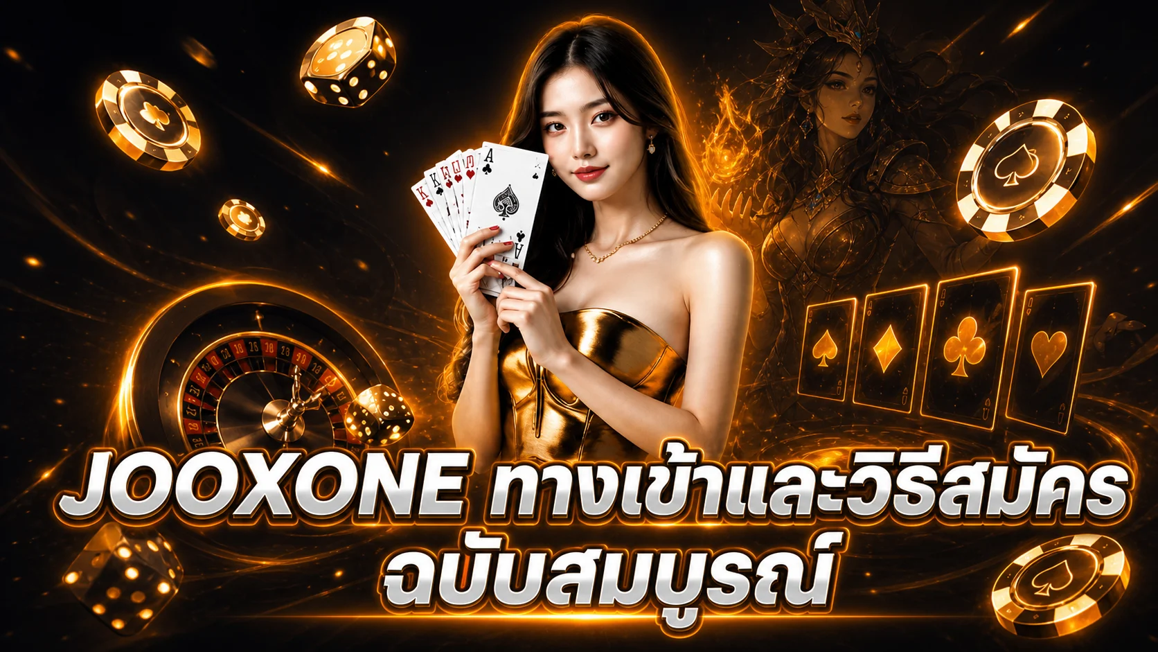 JOOXONE ทางเข้า วิธีสมัคร ฝากถอน โบนัสครบจบ